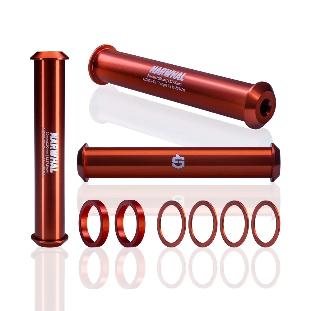 Gateshark-Alloy BMX Race Bike Accessories, 20mm Thru Axle, Bicycle Accessory, Full Machine for Front Hub, Anodizing Color