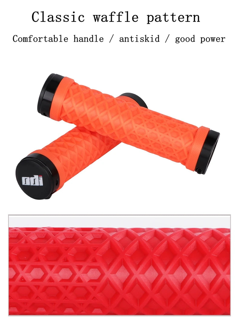 ODI Van Bicycle Handlebar Grips Lock-On Anti-slip Shock Absorption MTB, BMX Bike Grip