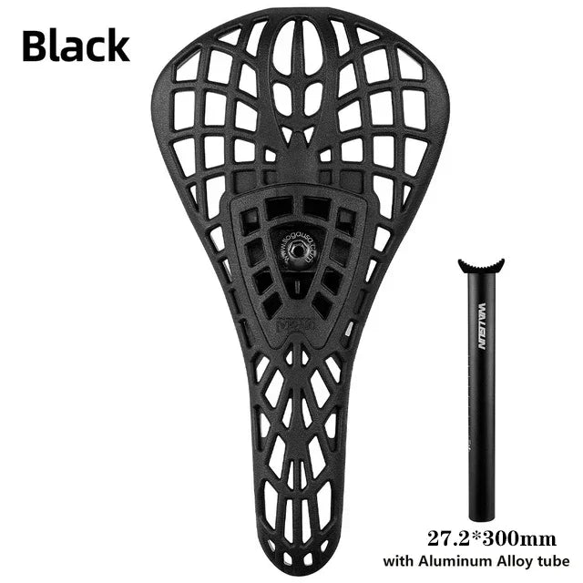 BMX Racing Bike Saddle, Tioga Spider MTB Dirt Jump Seat, Shock Absorber Breathable Bicycle Seat Cushion With 25.4/27.2/30.9mm Seat Tube