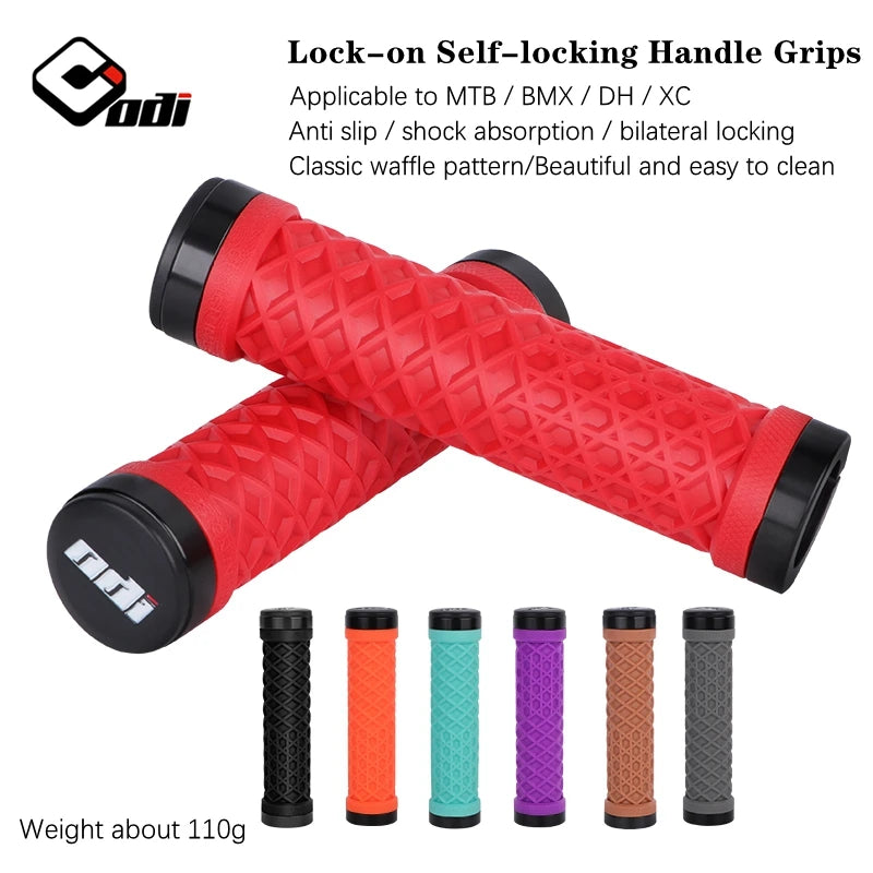 ODI Van Bicycle Handlebar Grips Lock-On Anti-slip Shock Absorption MTB, BMX Bike Grip