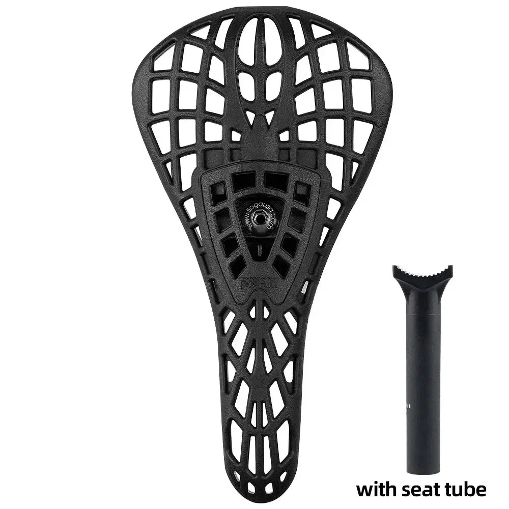 BMX Racing Bike Saddle, Tioga Spider MTB Dirt Jump Seat, Shock Absorber Breathable Bicycle Seat Cushion With 25.4/27.2/30.9mm Seat Tube