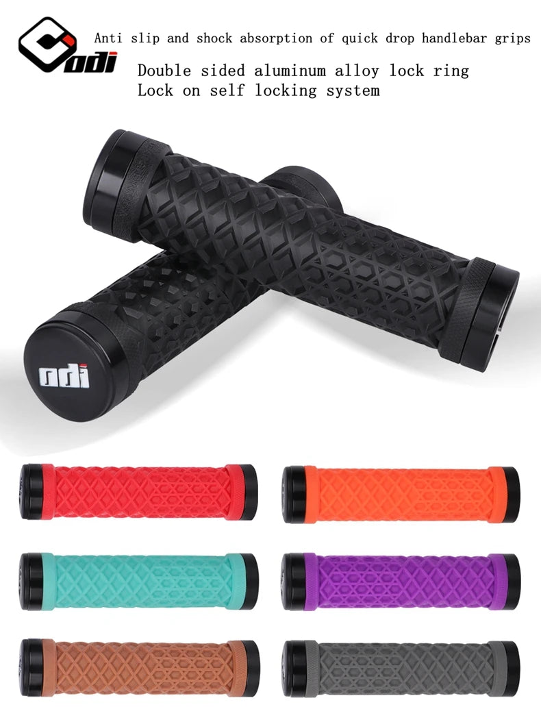 ODI Van Bicycle Handlebar Grips Lock-On Anti-slip Shock Absorption MTB, BMX Bike Grip