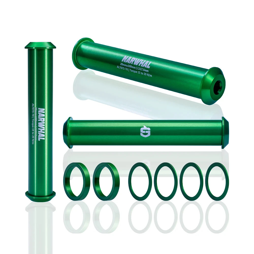 Gateshark-Alloy BMX Race Bike Accessories, 20mm Thru Axle, Bicycle Accessory, Full Machine for Front Hub, Anodizing Color