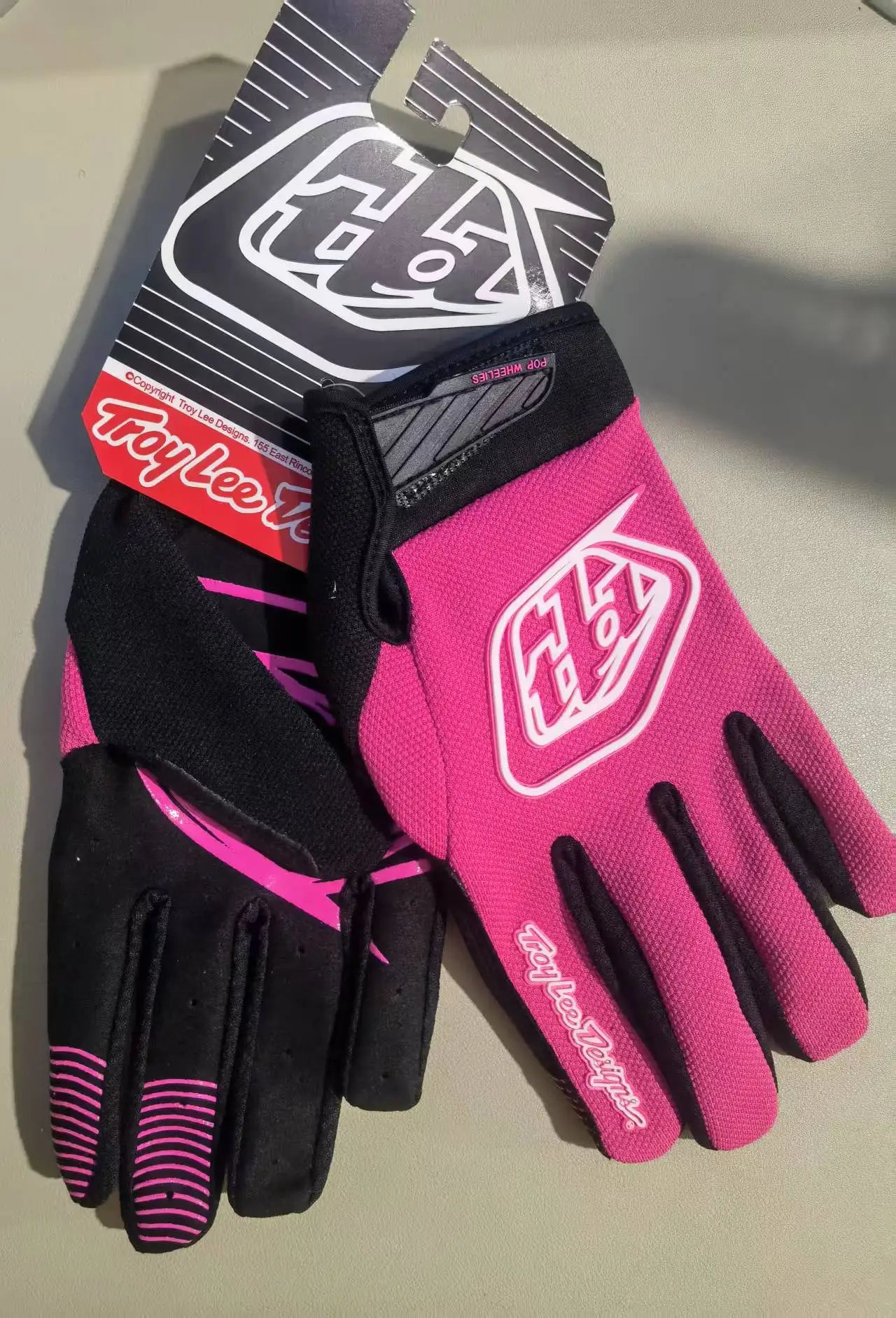 TLD BMX cycling gloves, long finger mountain bike lightweight gloves suitable for outdoor activities