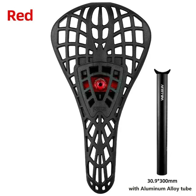 BMX Racing Bike Saddle, Tioga Spider MTB Dirt Jump Seat, Shock Absorber Breathable Bicycle Seat Cushion With 25.4/27.2/30.9mm Seat Tube