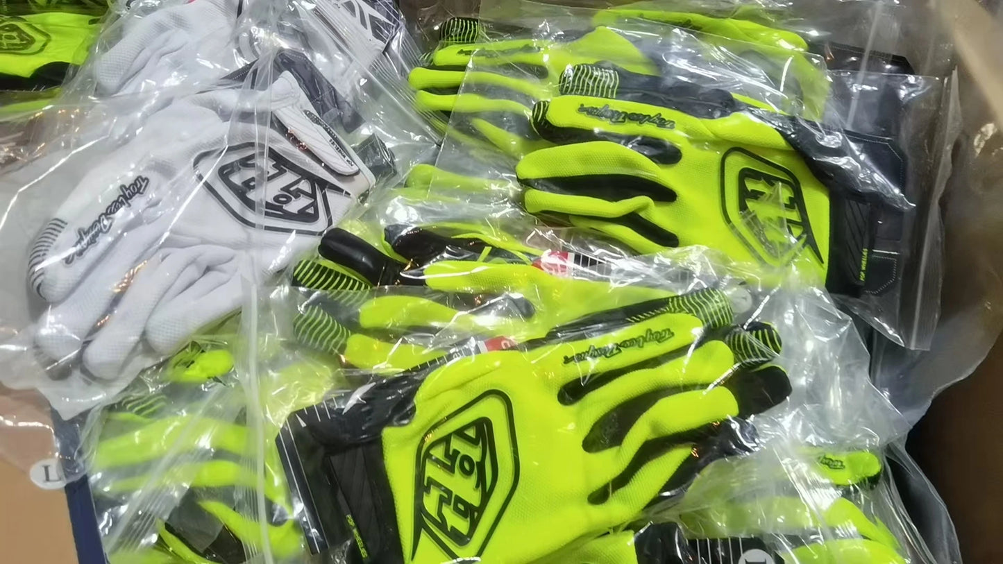 TLD BMX cycling gloves, long finger mountain bike lightweight gloves suitable for outdoor activities