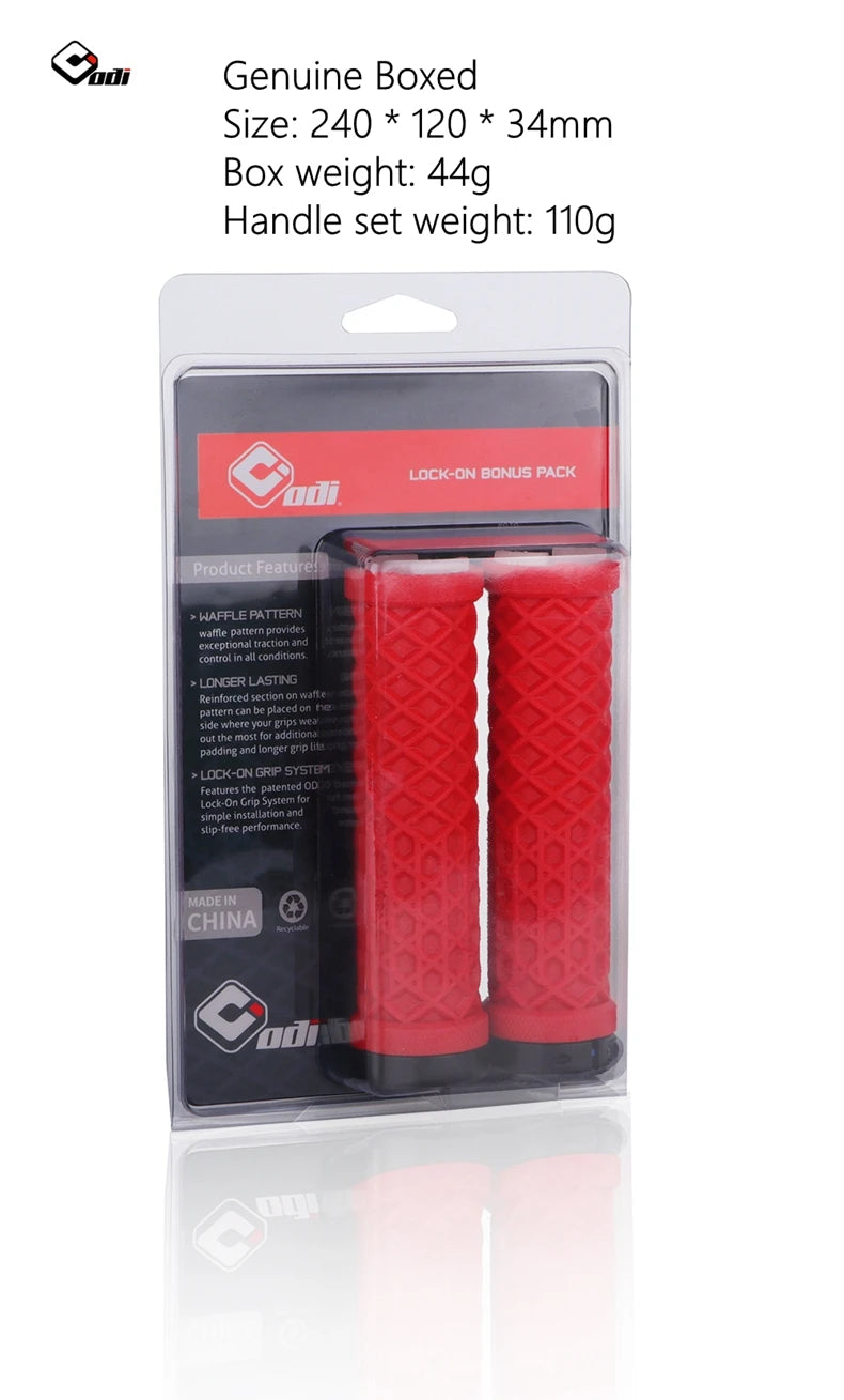 ODI Van Bicycle Handlebar Grips Lock-On Anti-slip Shock Absorption MTB, BMX Bike Grip