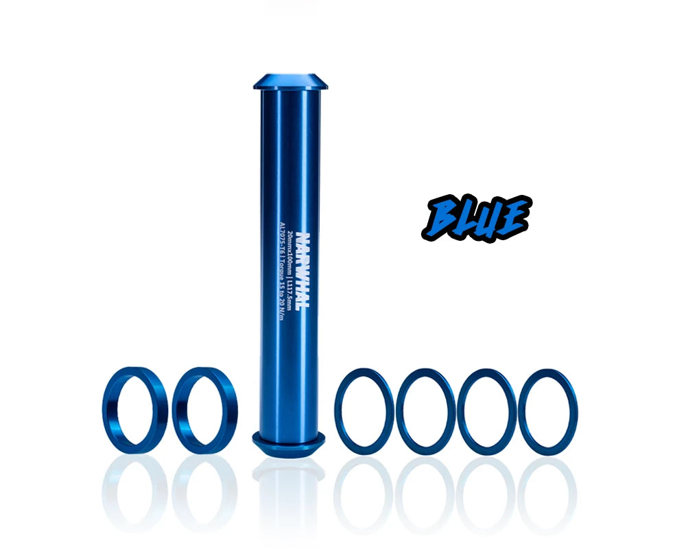 Gateshark-Alloy BMX Race Bike Accessories, 20mm Thru Axle, Bicycle Accessory, Full Machine for Front Hub, Anodizing Color
