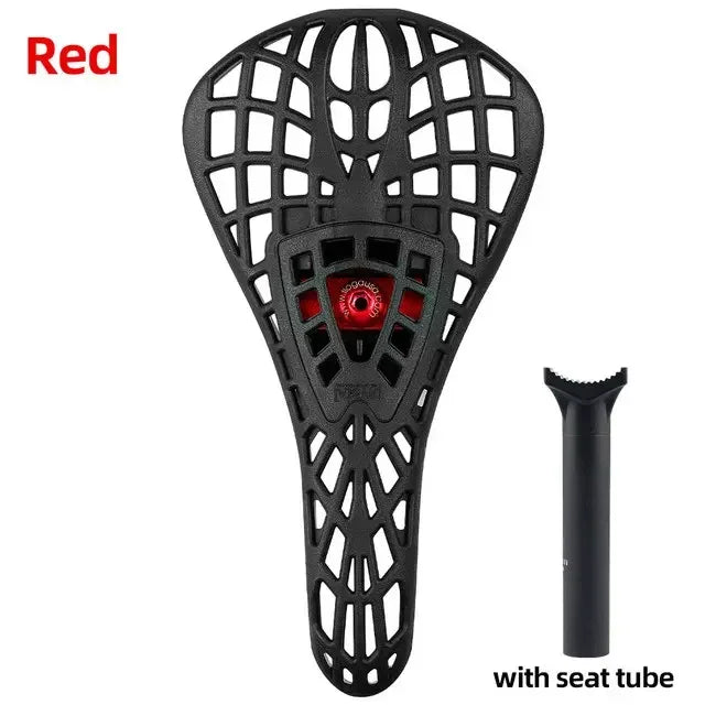 BMX Racing Bike Saddle, Tioga Spider MTB Dirt Jump Seat, Shock Absorber Breathable Bicycle Seat Cushion With 25.4/27.2/30.9mm Seat Tube