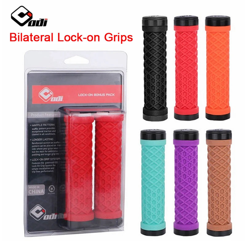 ODI Van Bicycle Handlebar Grips Lock-On Anti-slip Shock Absorption MTB, BMX Bike Grip