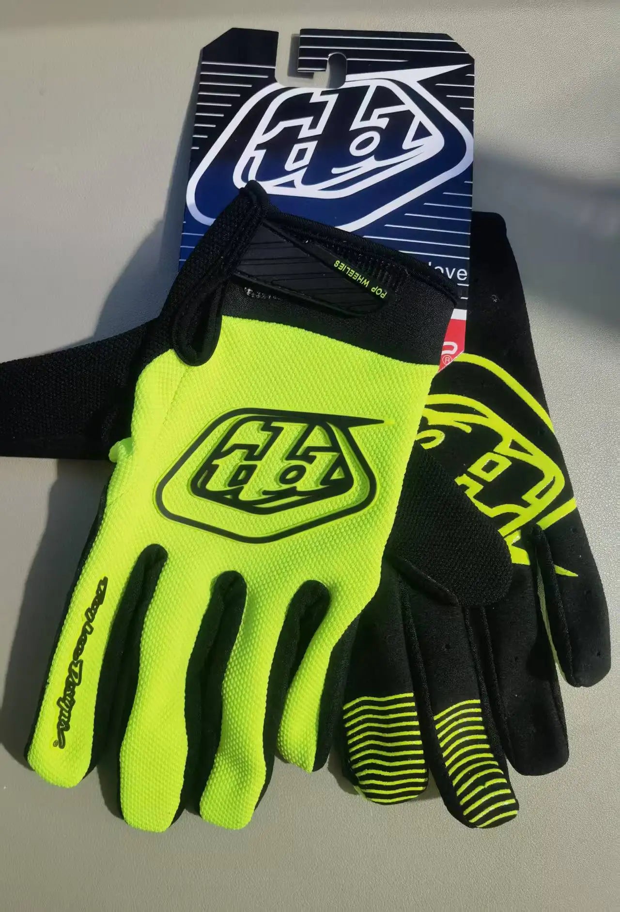 TLD BMX cycling gloves, long finger mountain bike lightweight gloves suitable for outdoor activities