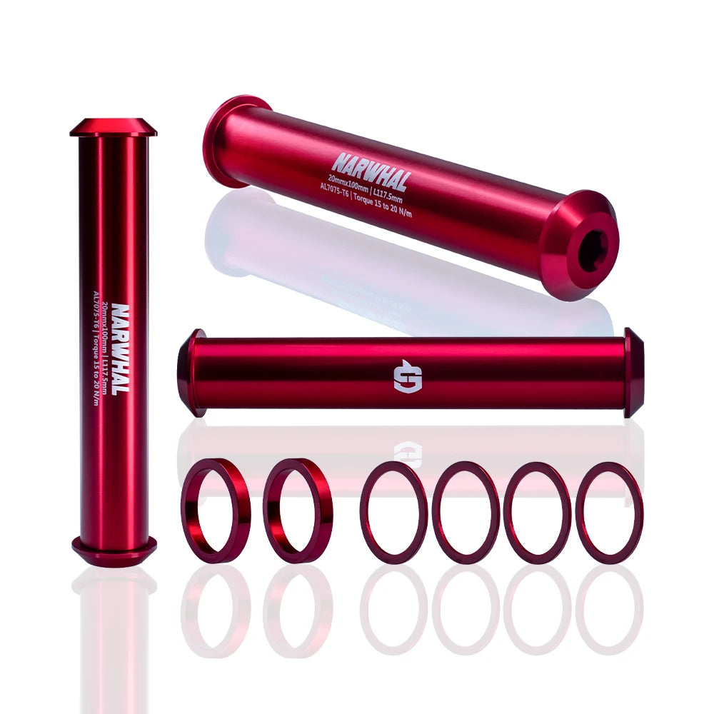 Gateshark-Alloy BMX Race Bike Accessories, 20mm Thru Axle, Bicycle Accessory, Full Machine for Front Hub, Anodizing Color
