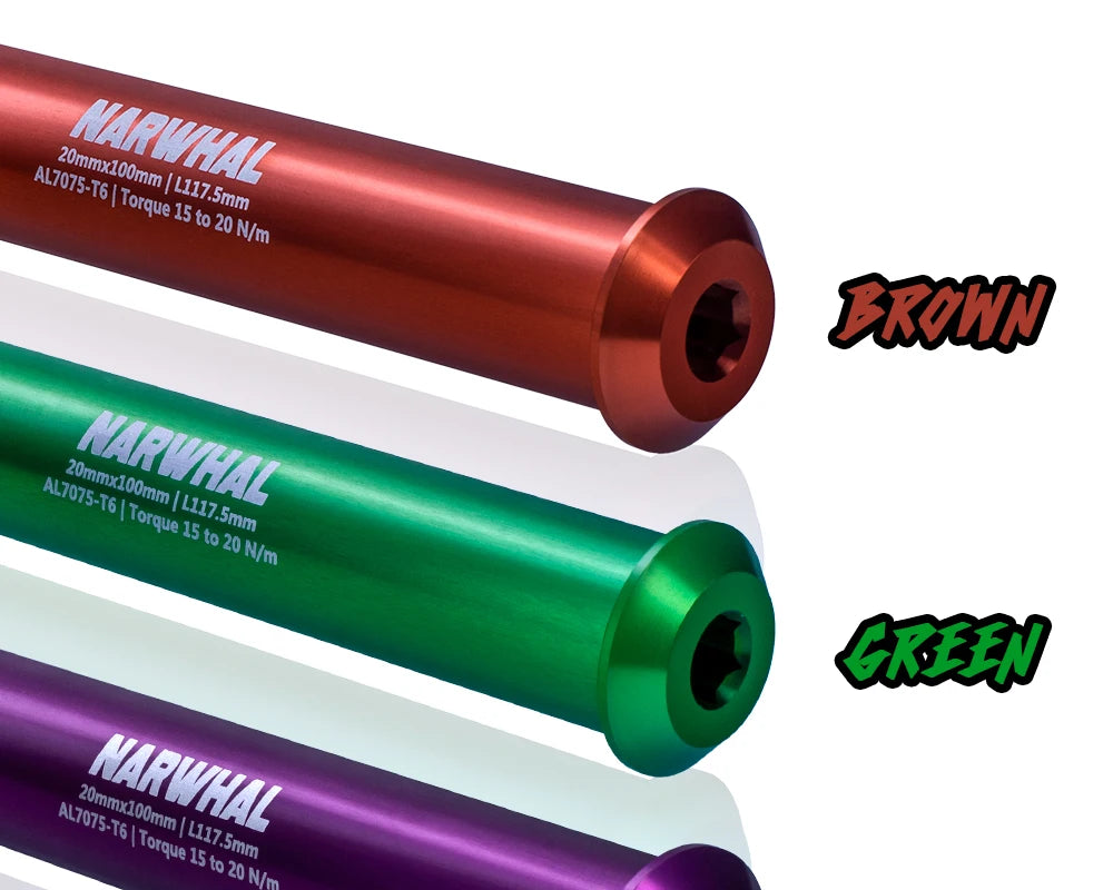 Gateshark-Alloy BMX Race Bike Accessories, 20mm Thru Axle, Bicycle Accessory, Full Machine for Front Hub, Anodizing Color