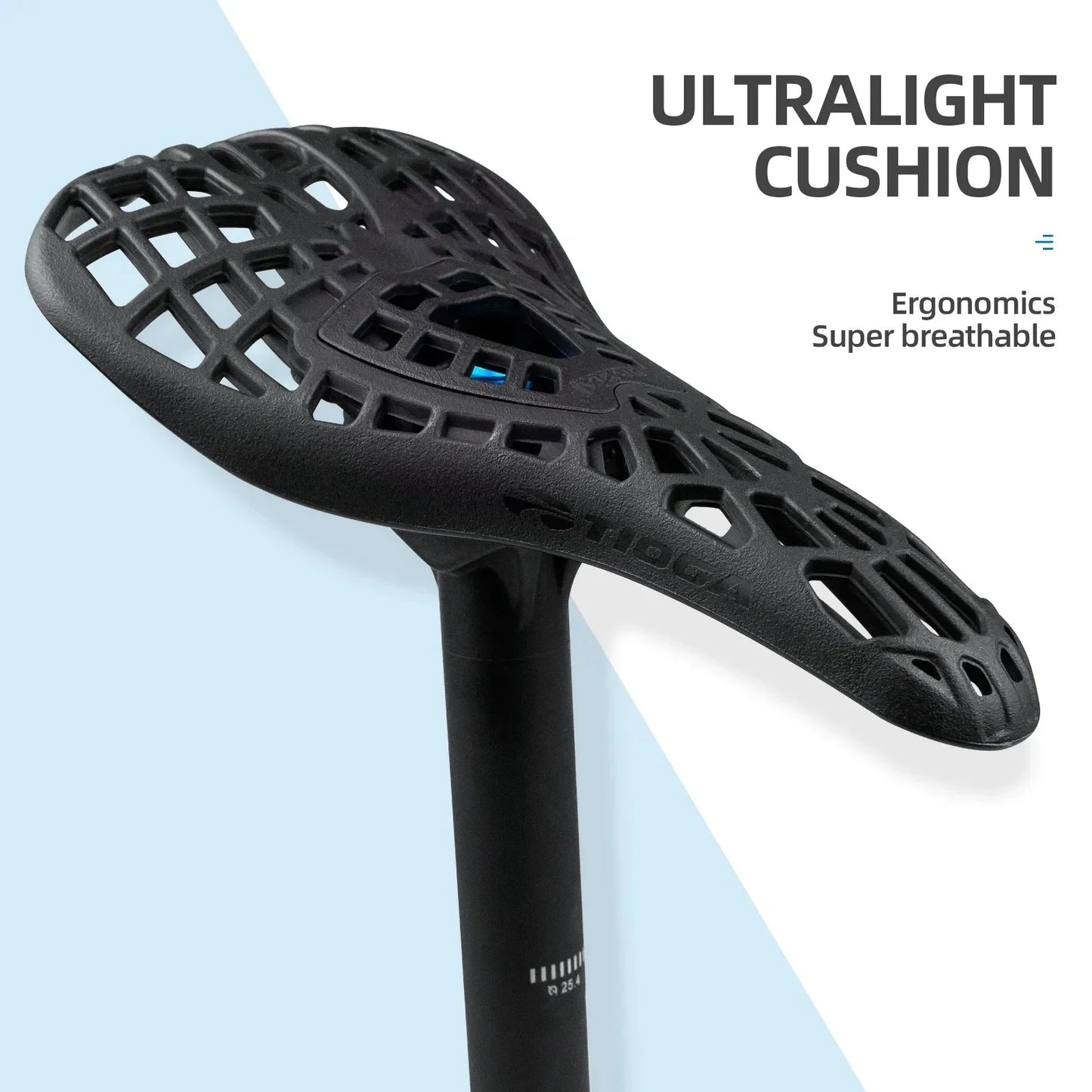 BMX Racing Bike Saddle, Tioga Spider MTB Dirt Jump Seat, Shock Absorber Breathable Bicycle Seat Cushion With 25.4/27.2/30.9mm Seat Tube