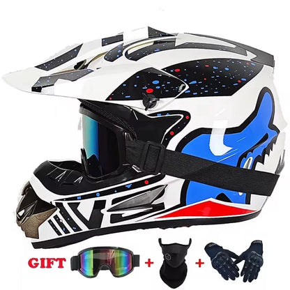 Motorcycle Helmet Youth Kids Adult Full Helmets Motocross Off-road Safety Protection DOT