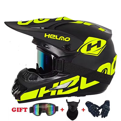 Motorcycle Helmet Youth Kids Adult Full Helmets Motocross Off-road Safety Protection DOT