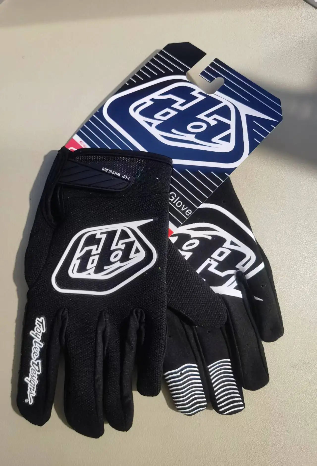TLD BMX cycling gloves, long finger mountain bike lightweight gloves suitable for outdoor activities