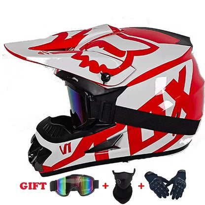 Motorcycle Helmet Youth Kids Adult Full Helmets Motocross Off-road Safety Protection DOT