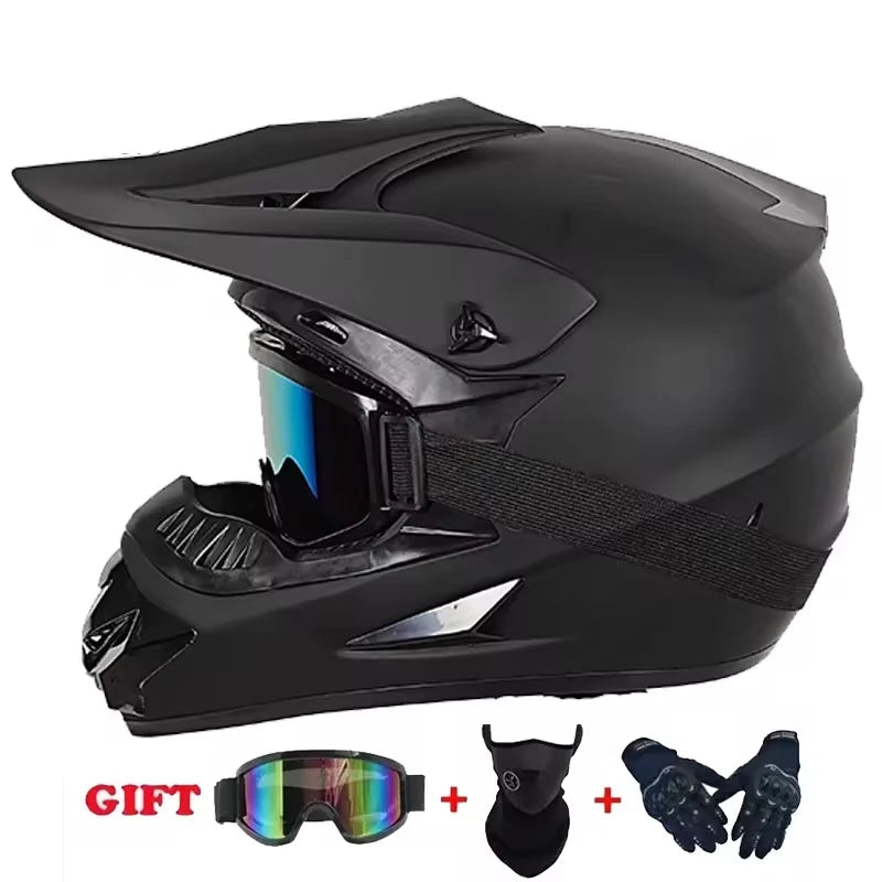 Motorcycle Helmet Youth Kids Adult Full Helmets Motocross Off-road Safety Protection DOT