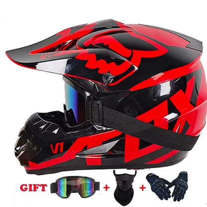 Motorcycle Helmet Youth Kids Adult Full Helmets Motocross Off-road Safety Protection DOT