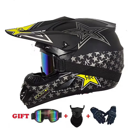 Motorcycle Helmet Youth Kids Adult Full Helmets Motocross Off-road Safety Protection DOT